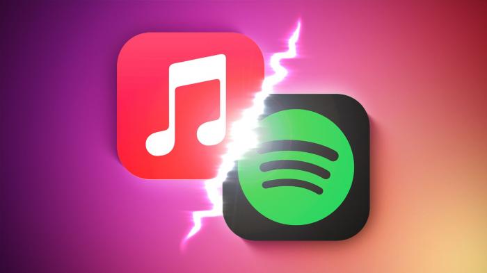 Apple zene vs Spotify